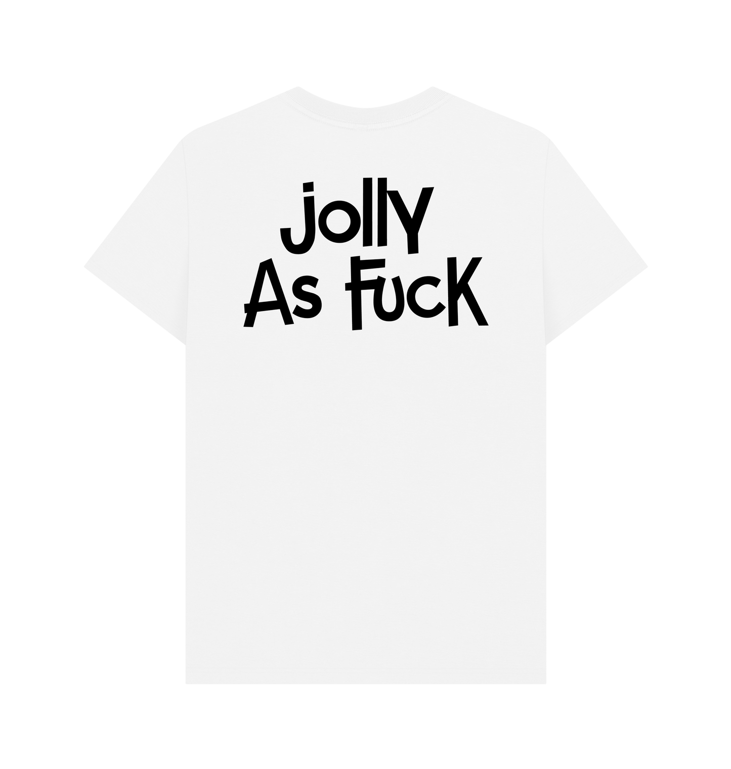 White Printed T-shirt Back