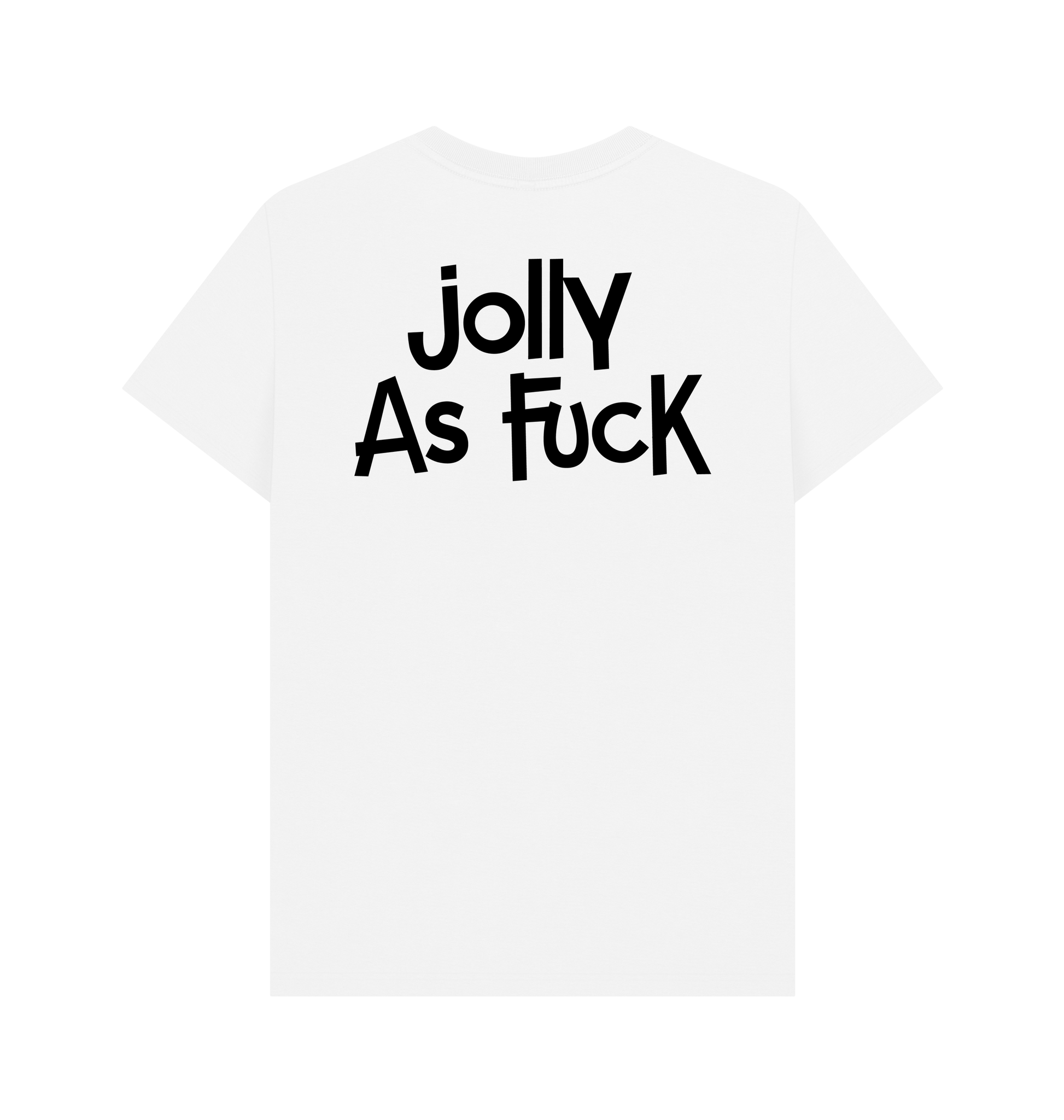 White Printed T-shirt Back