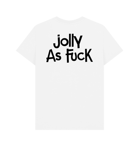 White Printed T-shirt Back