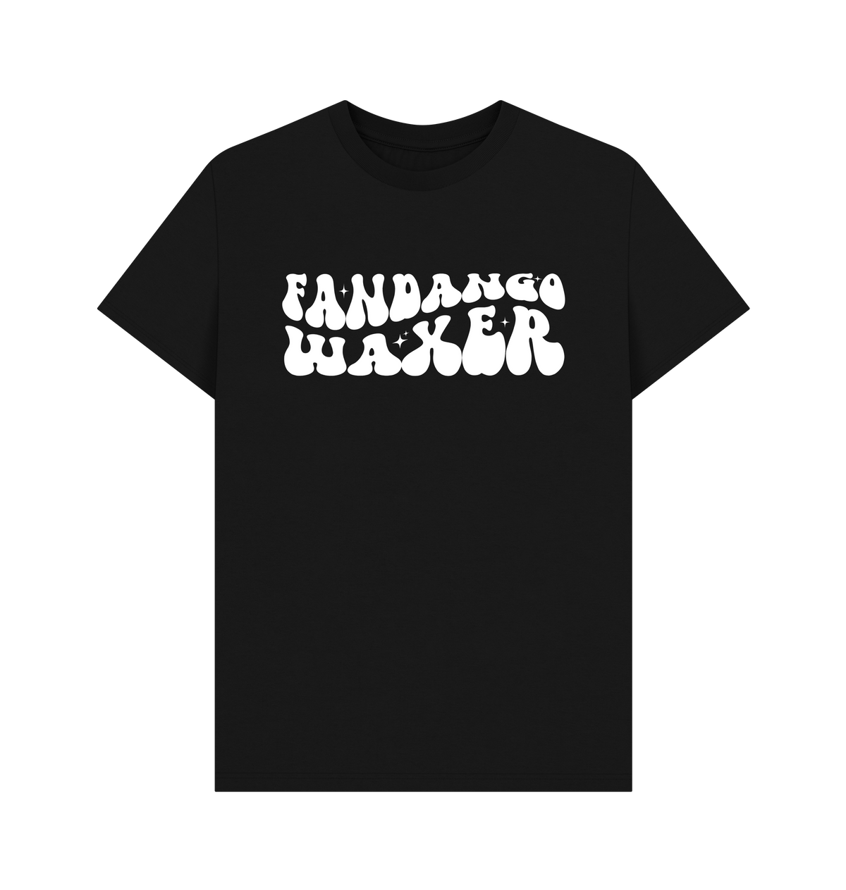 Black Printed T-shirt Front