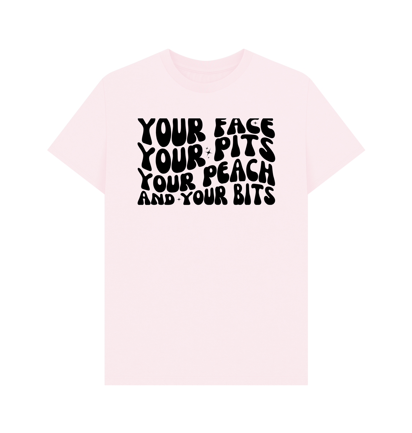 Pink Printed T-shirt Front