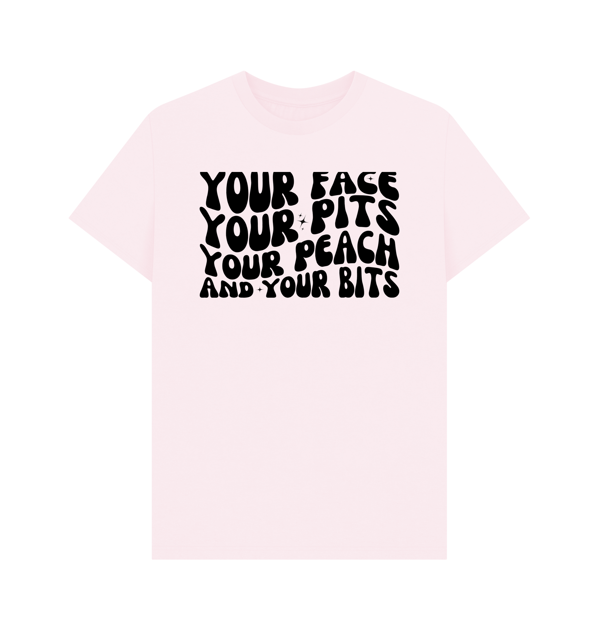 Pink Printed T-shirt Front