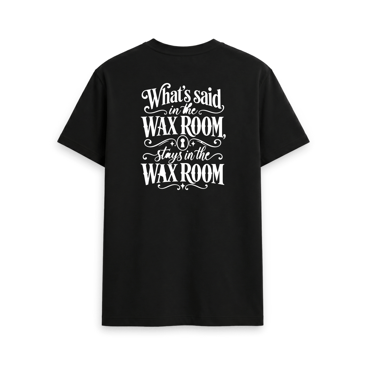 Black Printed T-shirt Back