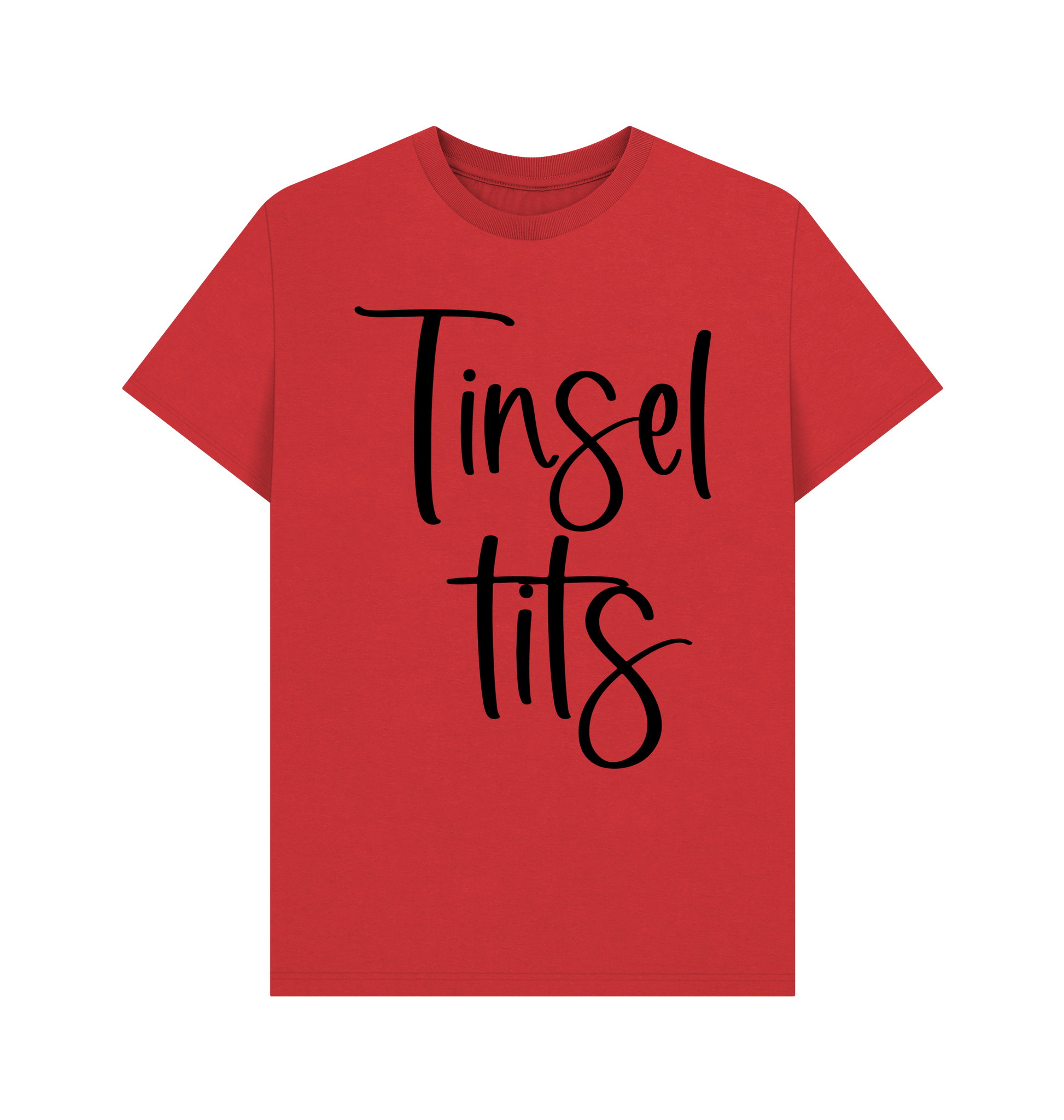 Red Printed T-shirt Front