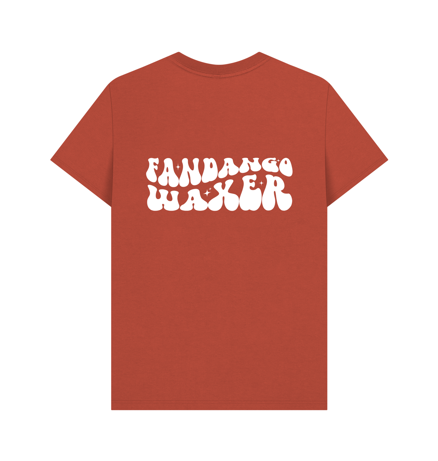 Rust Printed T-shirt Back