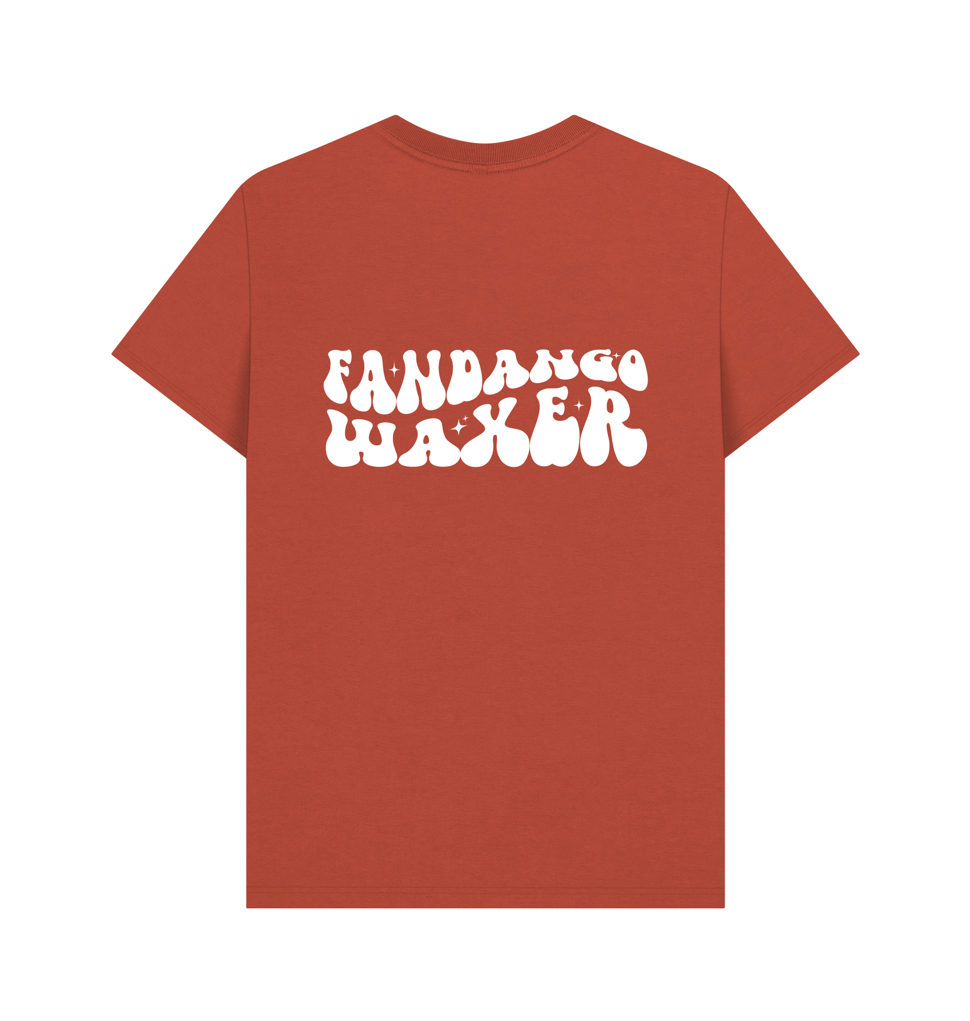 Rust Printed T-shirt Back