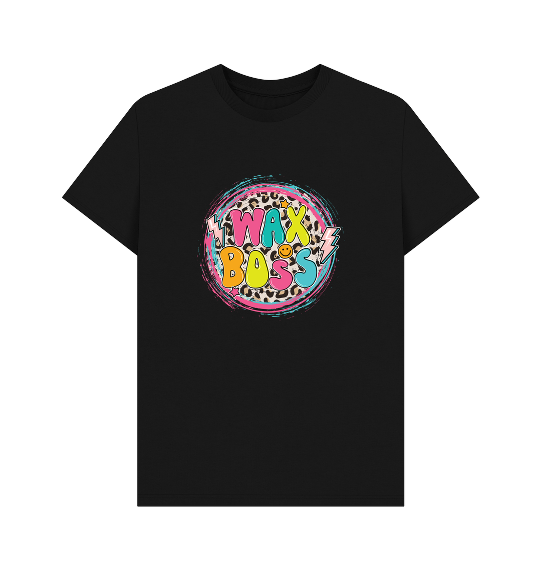 Black Printed T-shirt Front