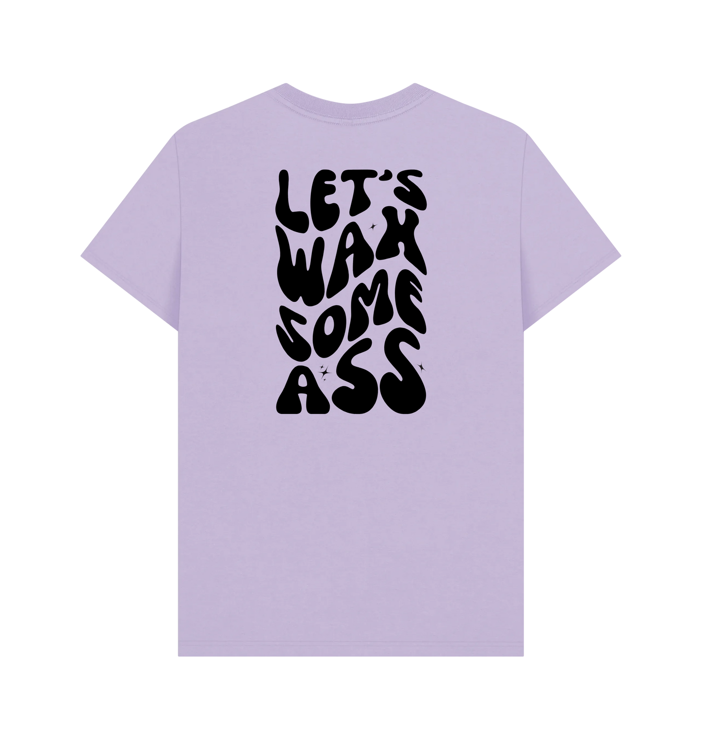 Lilac Printed T-shirt Back
