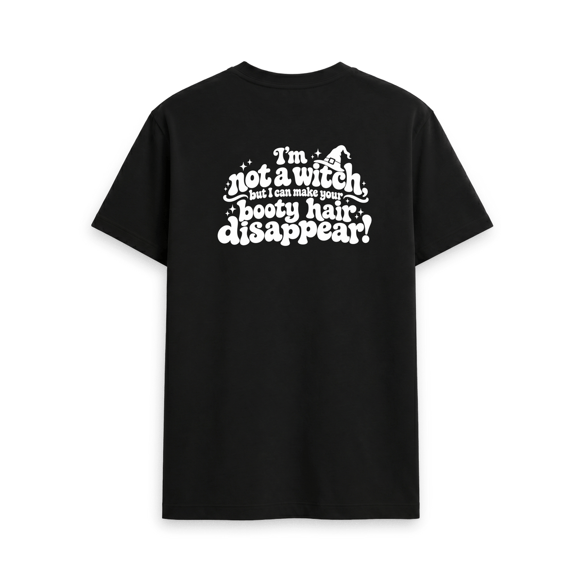 Black Printed T-shirt Back