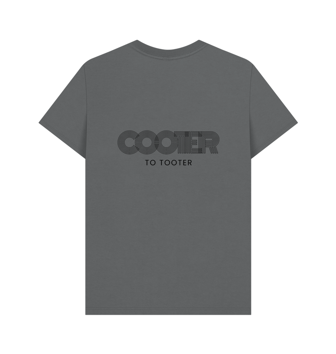 Slate Grey Printed T-shirt Back