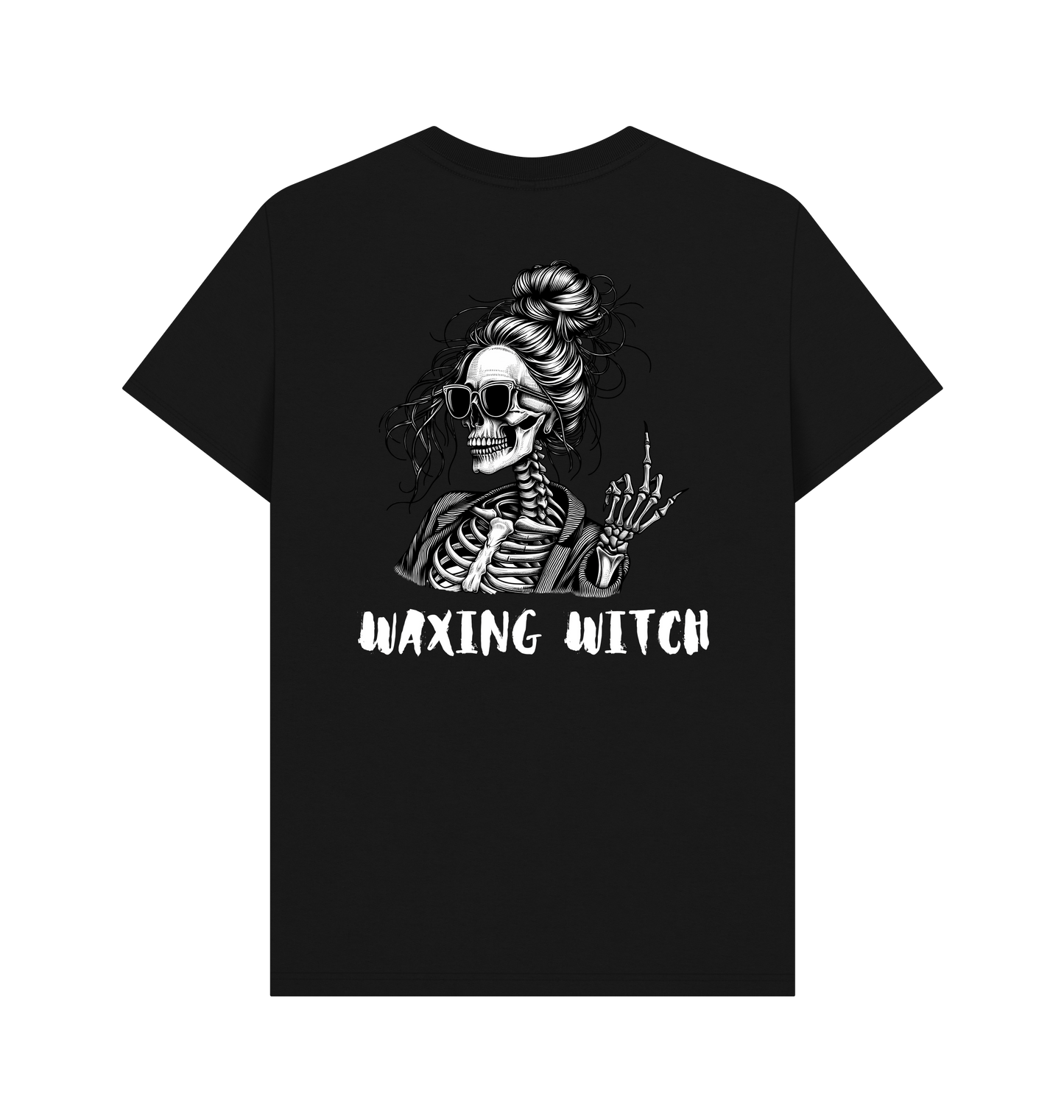 Black Printed T-shirt Back