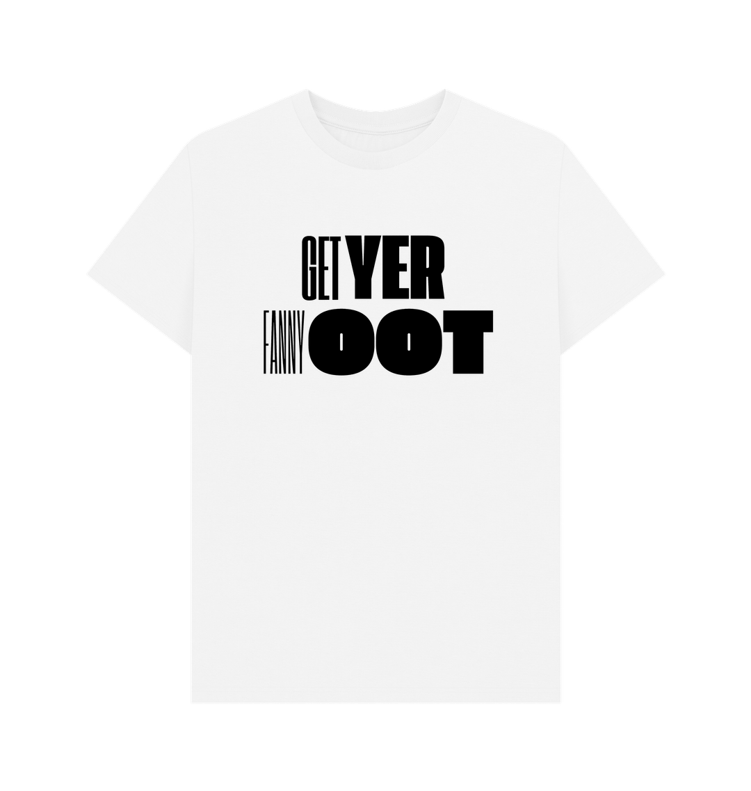 White Printed T-shirt Front