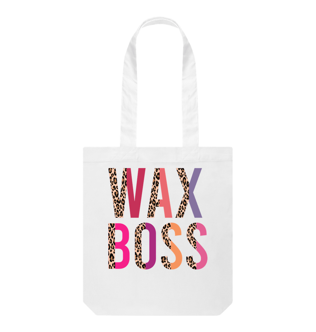 White Printed Bag Front