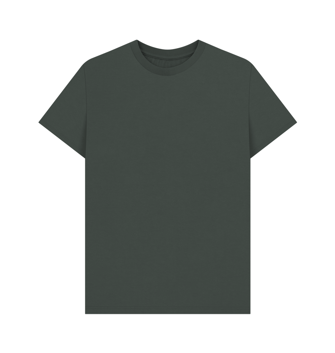 Dark Grey Printed T-shirt Front