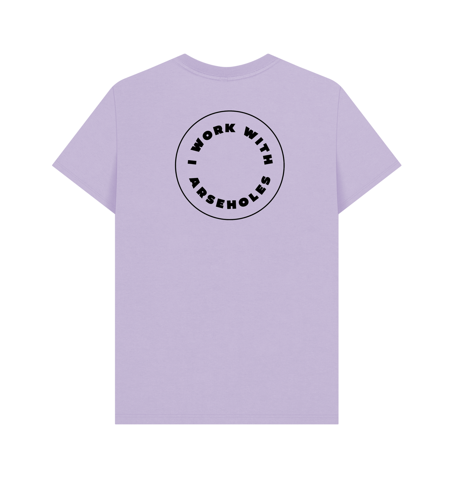 Lilac Printed T-shirt Back