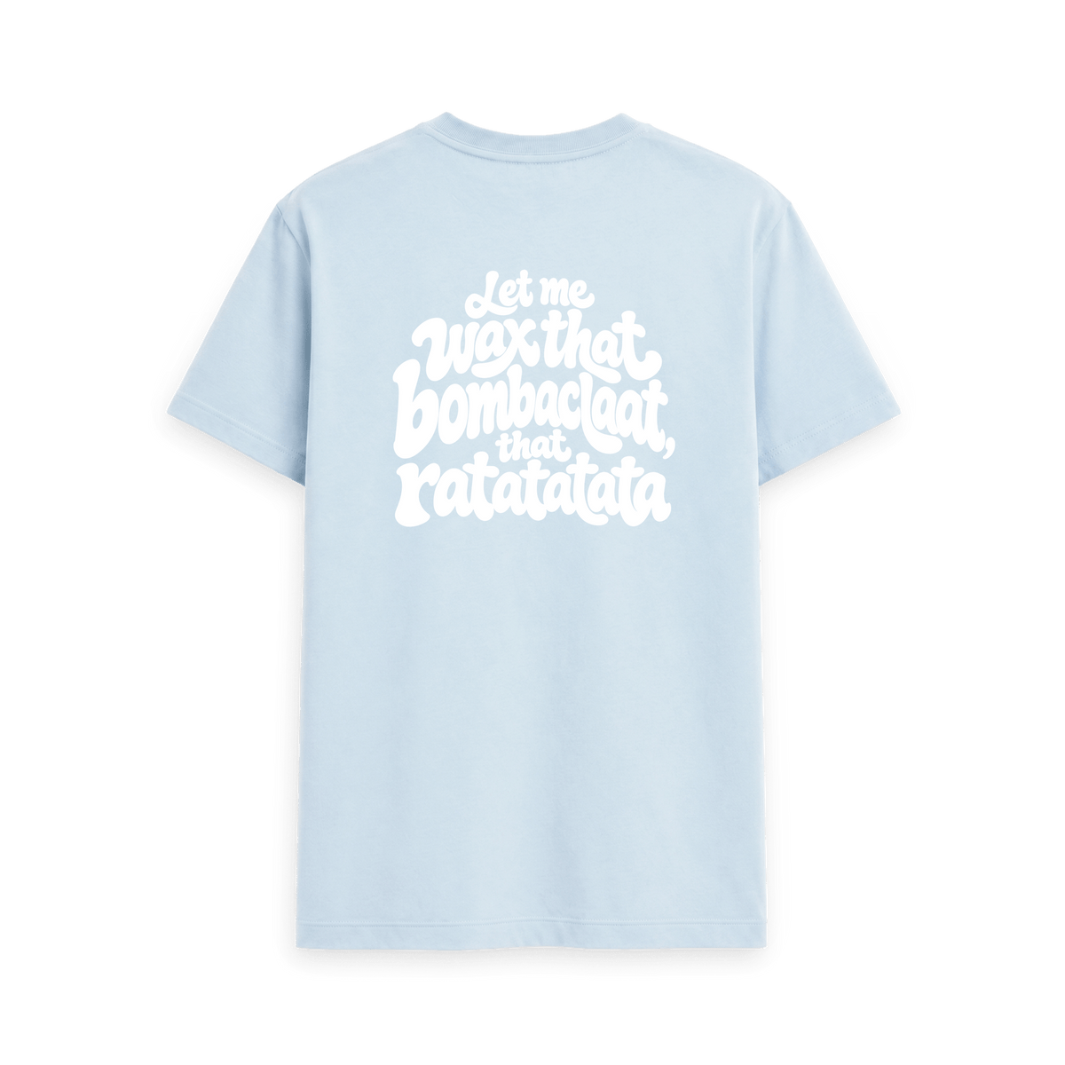 Sky Blue Printed T-shirt Back