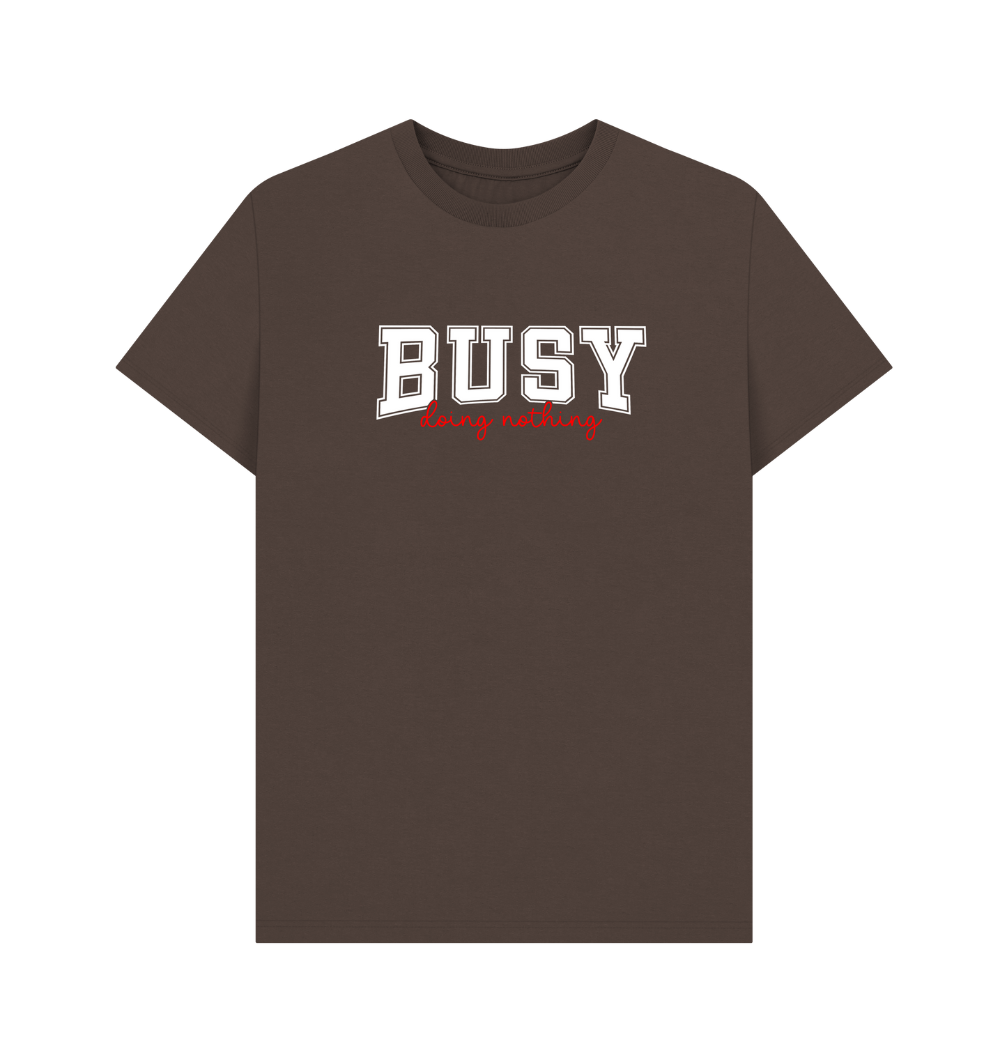 Chocolate Printed T-shirt Front