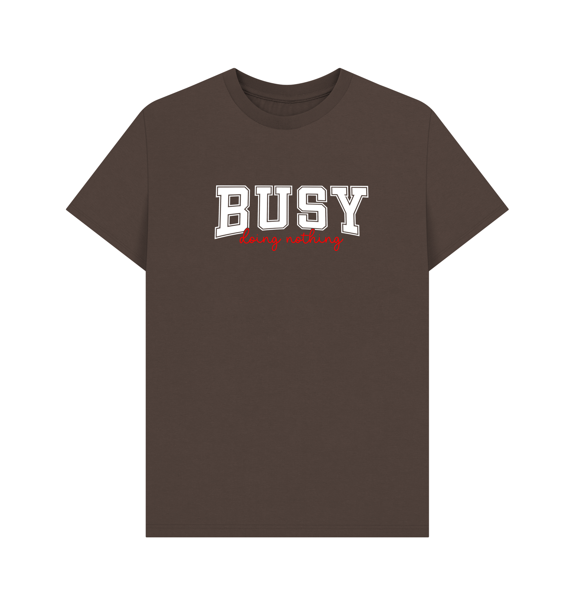 Chocolate Printed T-shirt Front