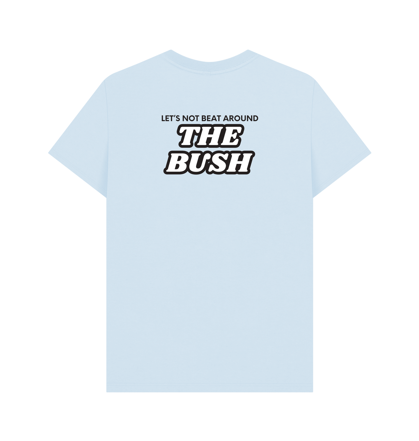 Sky Blue Printed T-shirt Back