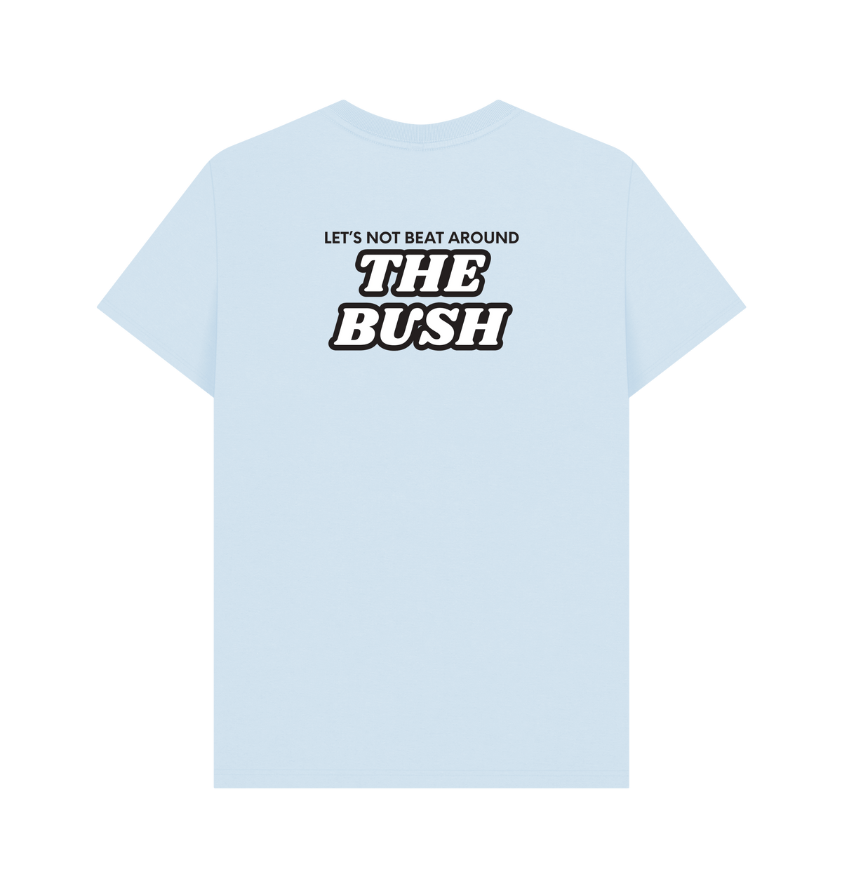 Sky Blue Printed T-shirt Back