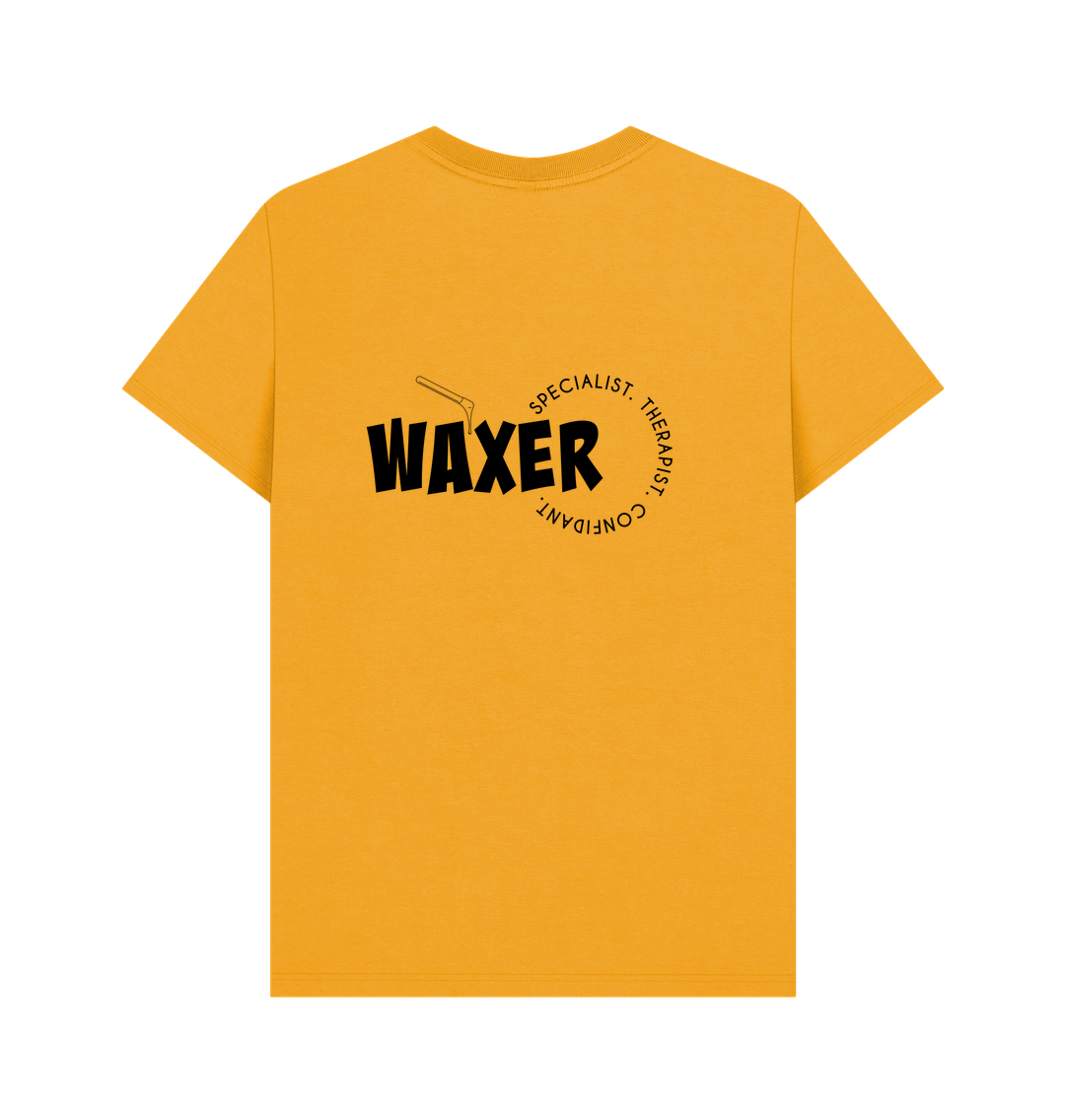 Mustard Printed T-shirt Back