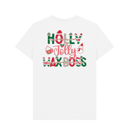 White Printed T-shirt Back