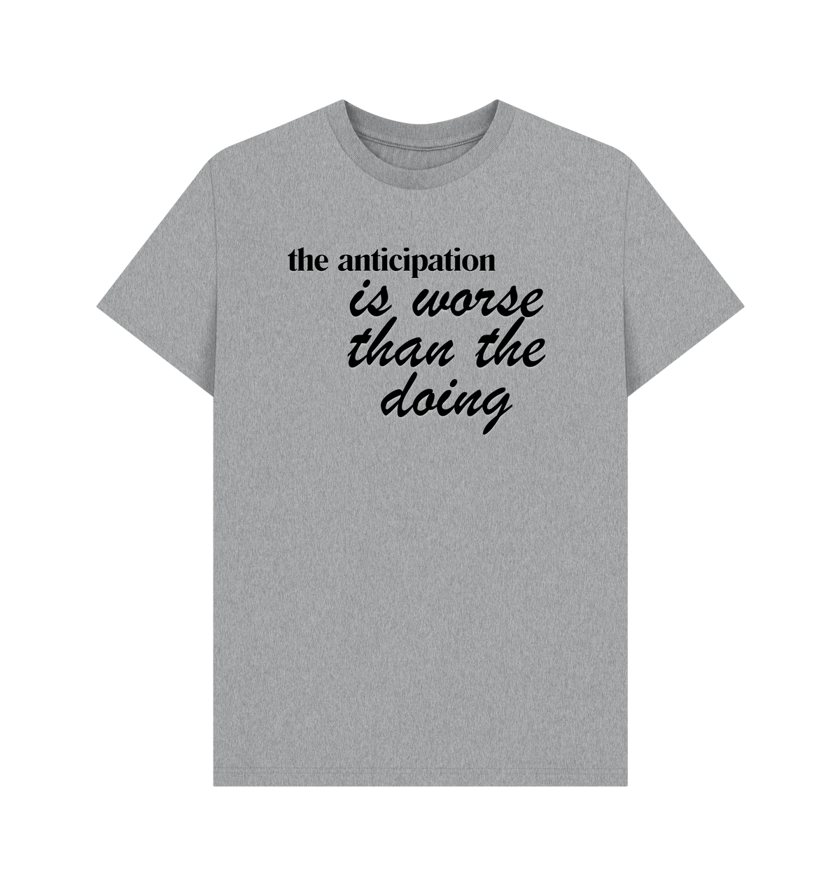 Athletic Grey Printed T-shirt Front