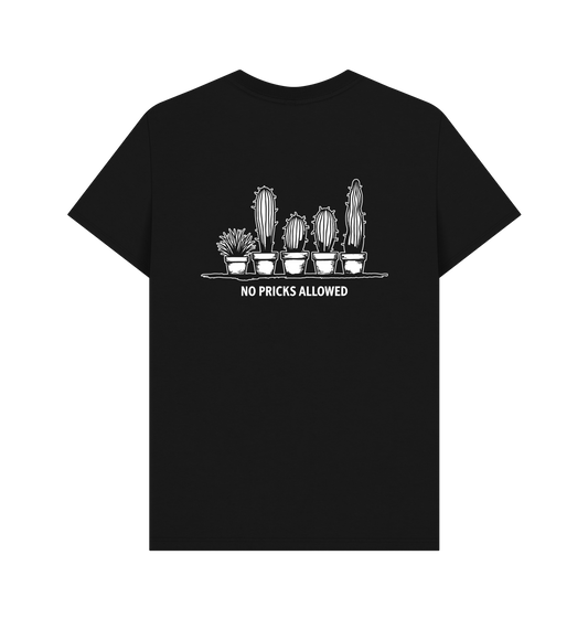 Black Printed T-shirt Back