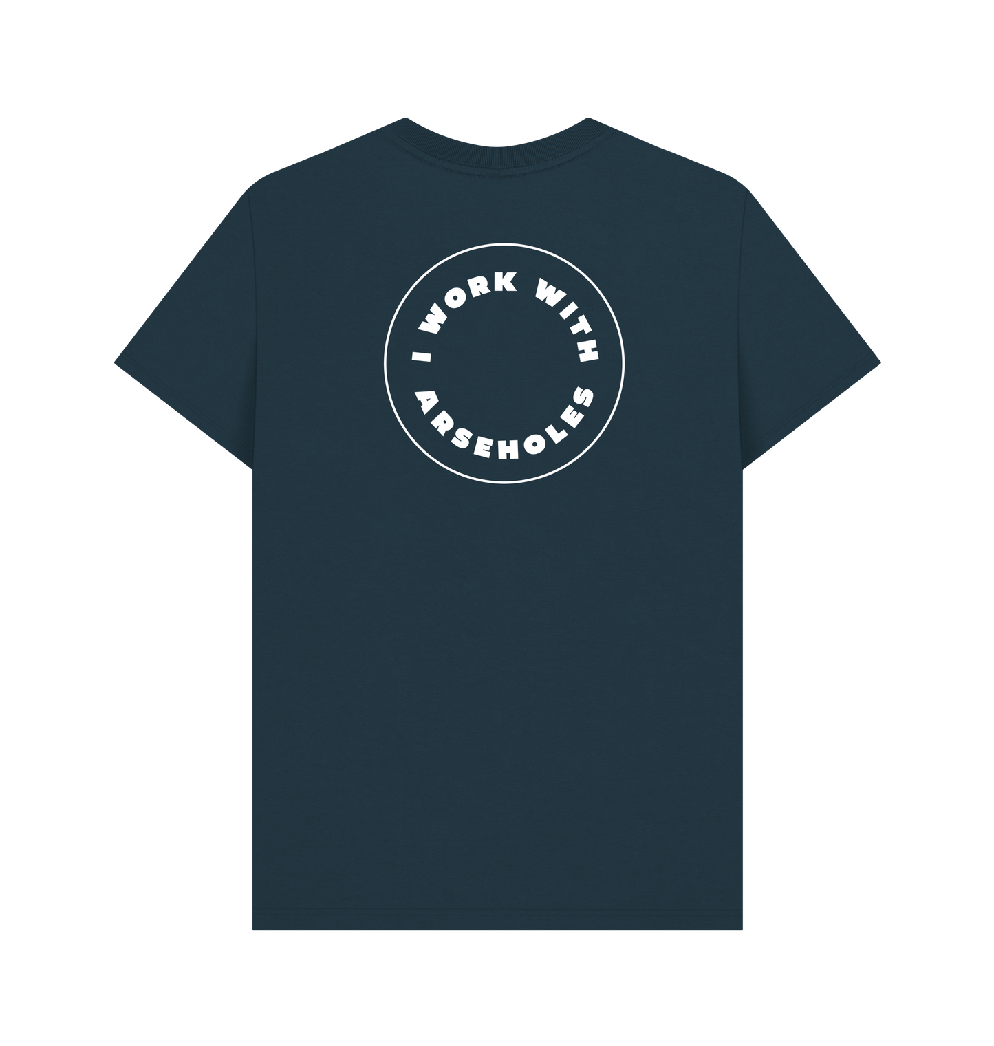 Denim Blue Printed T-shirt Back