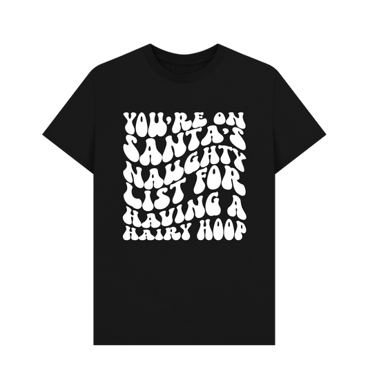 Black Printed T-shirt Front