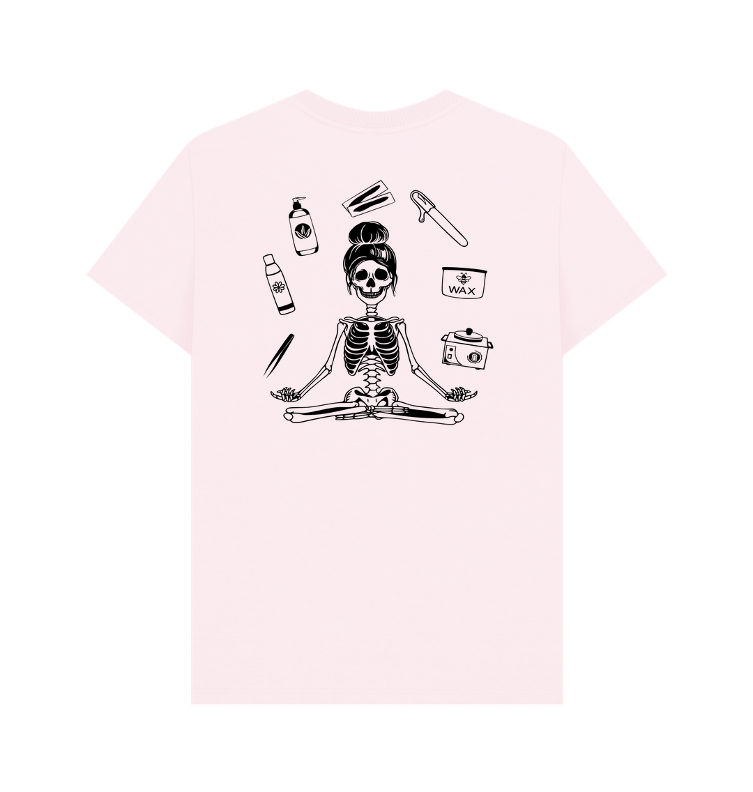 Pink BACK DESIGN - WAX SKELETON black