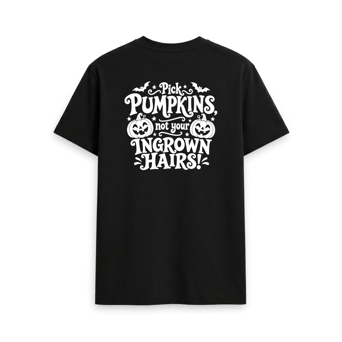 Black Printed T-shirt Back