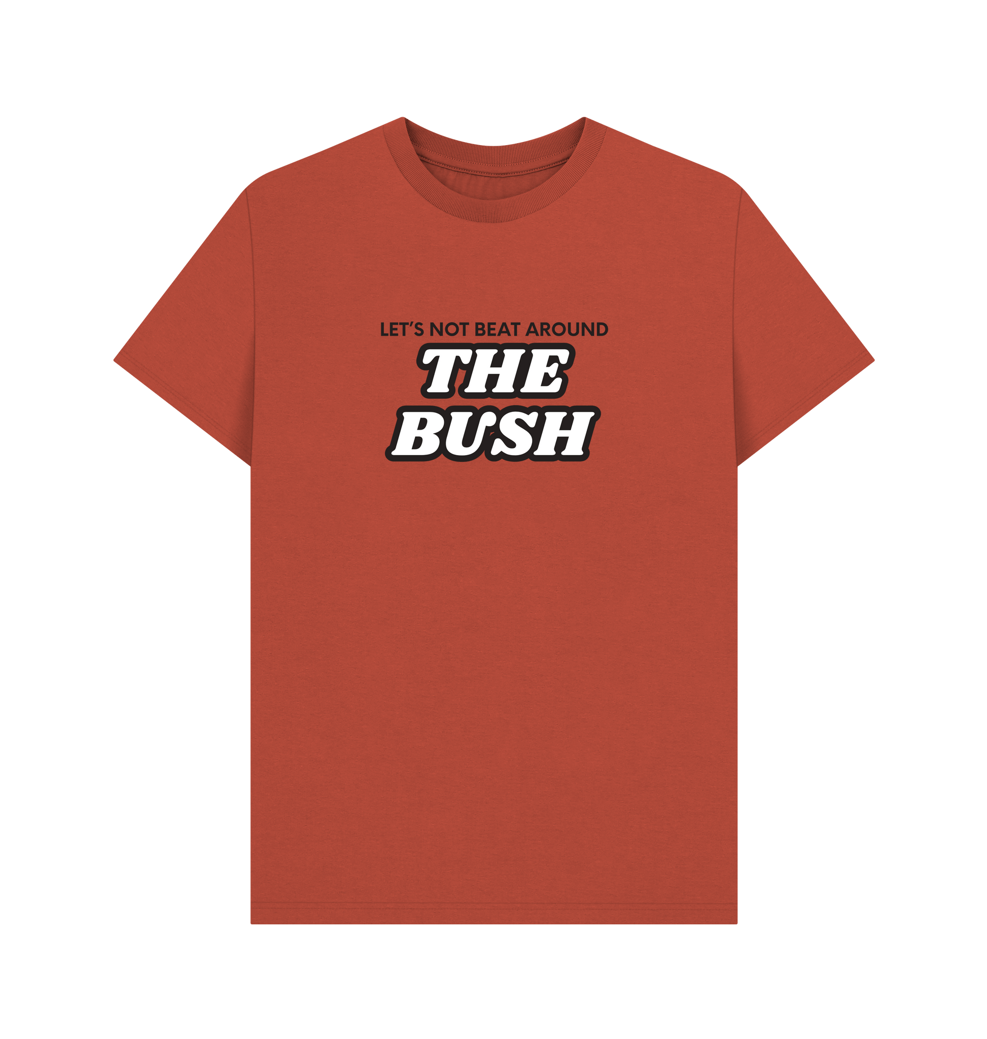 Rust Printed T-shirt Front