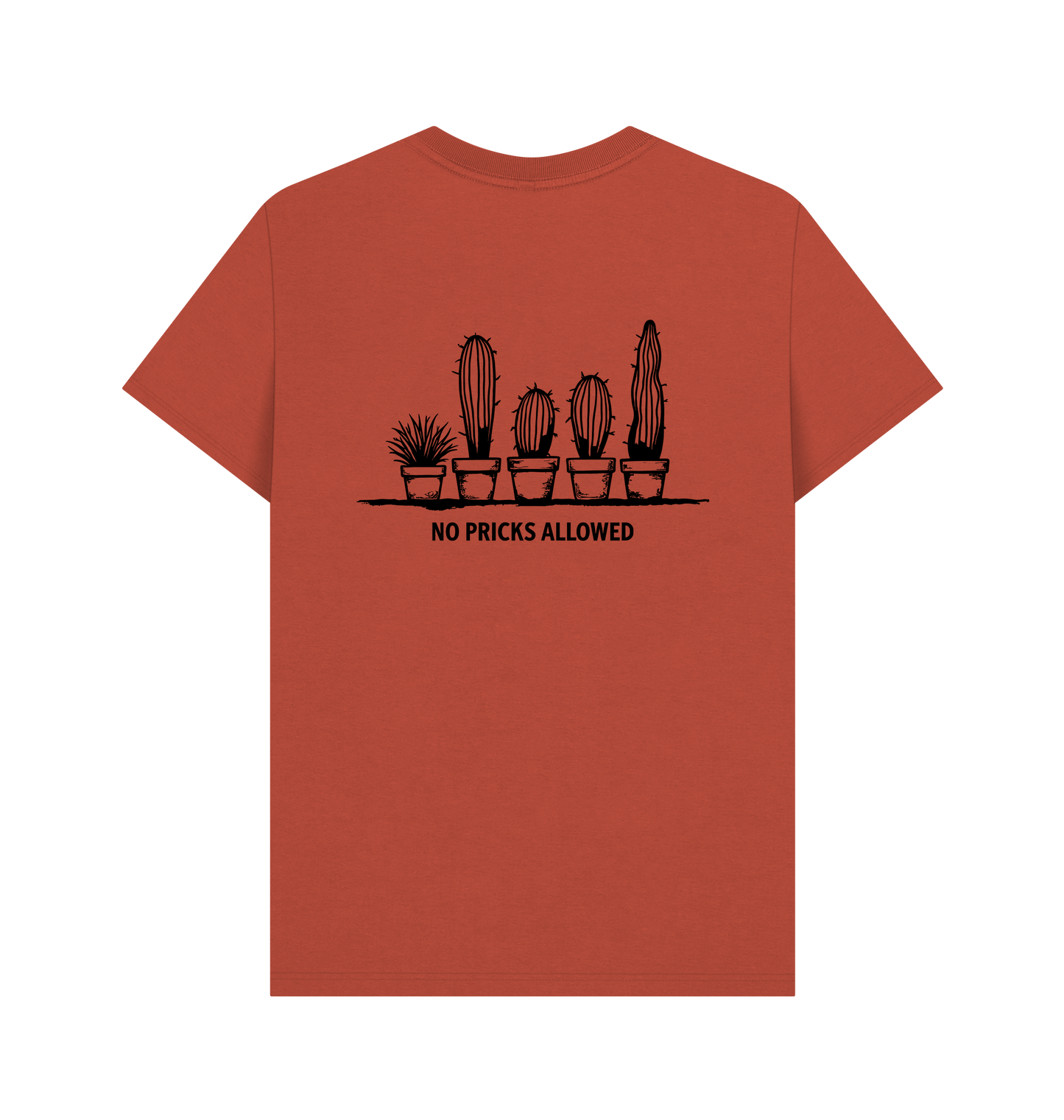 Rust Printed T-shirt Back