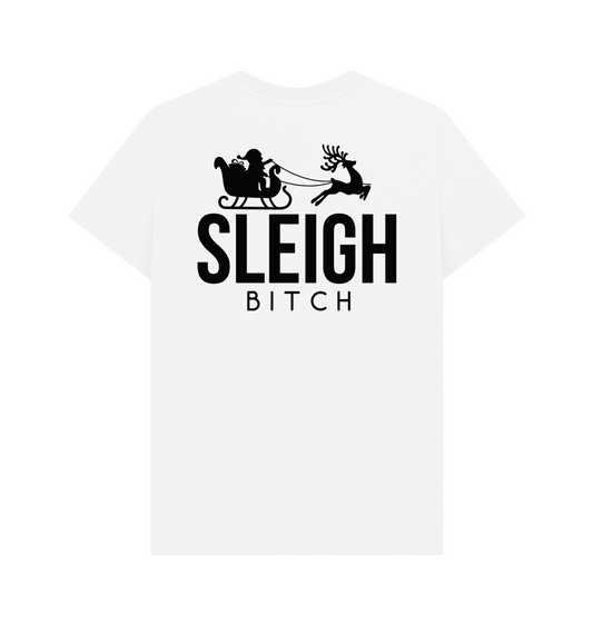 White Printed T-shirt Back