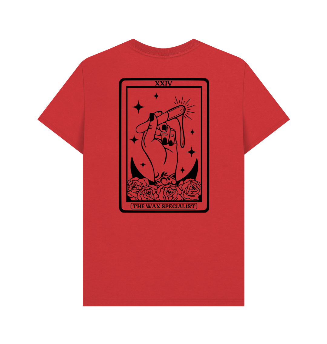 Red Printed T-shirt Back