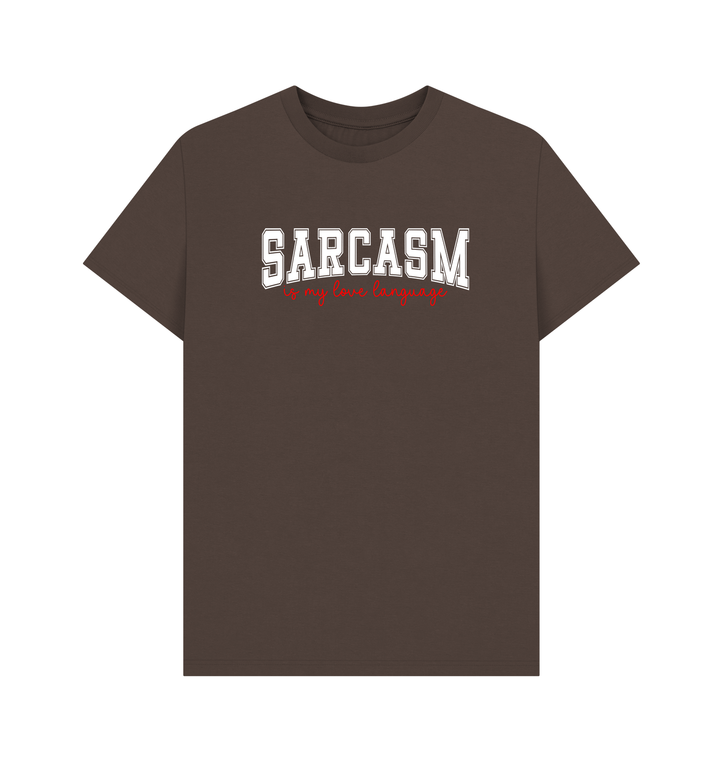 Chocolate Printed T-shirt Front