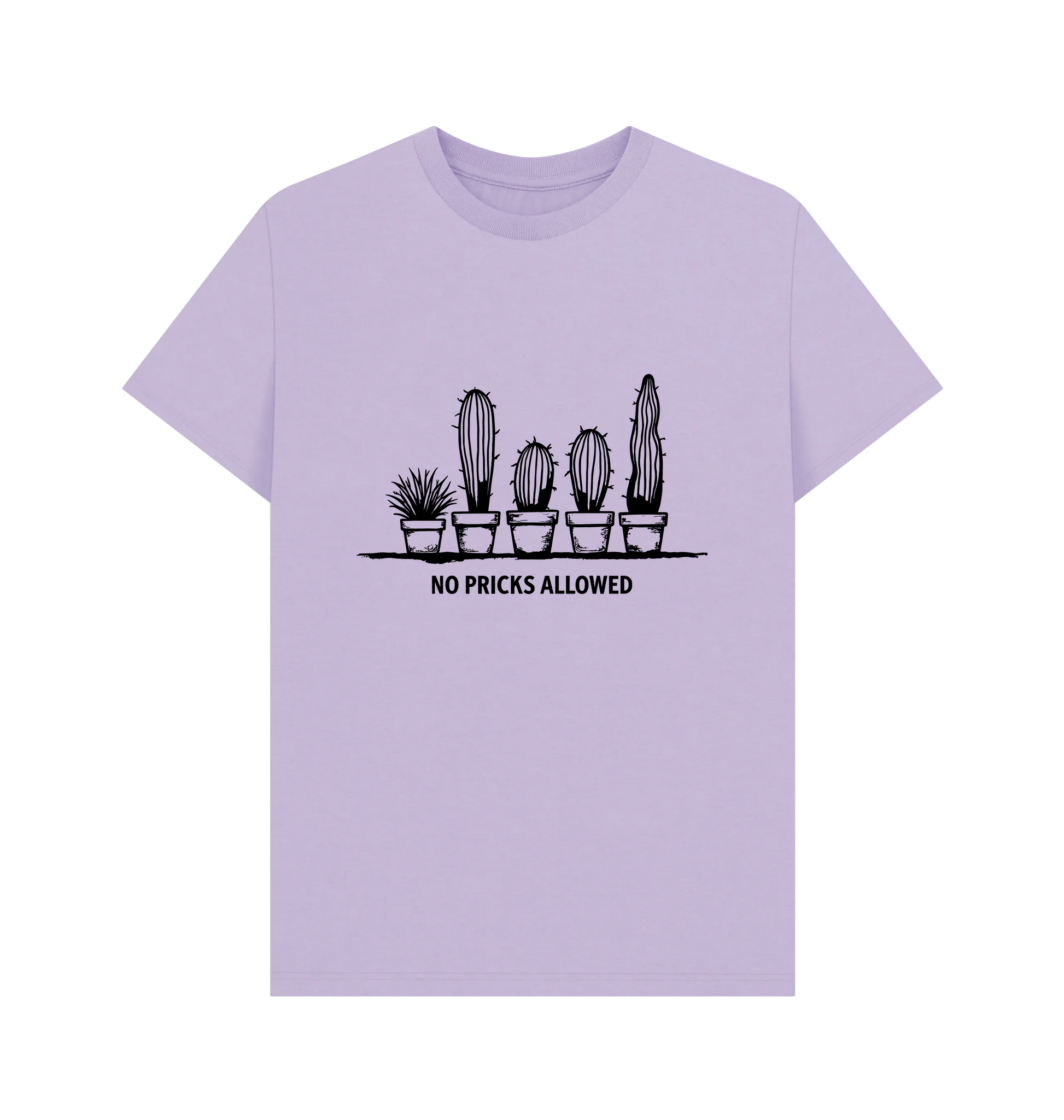 Lilac Printed T-shirt Front