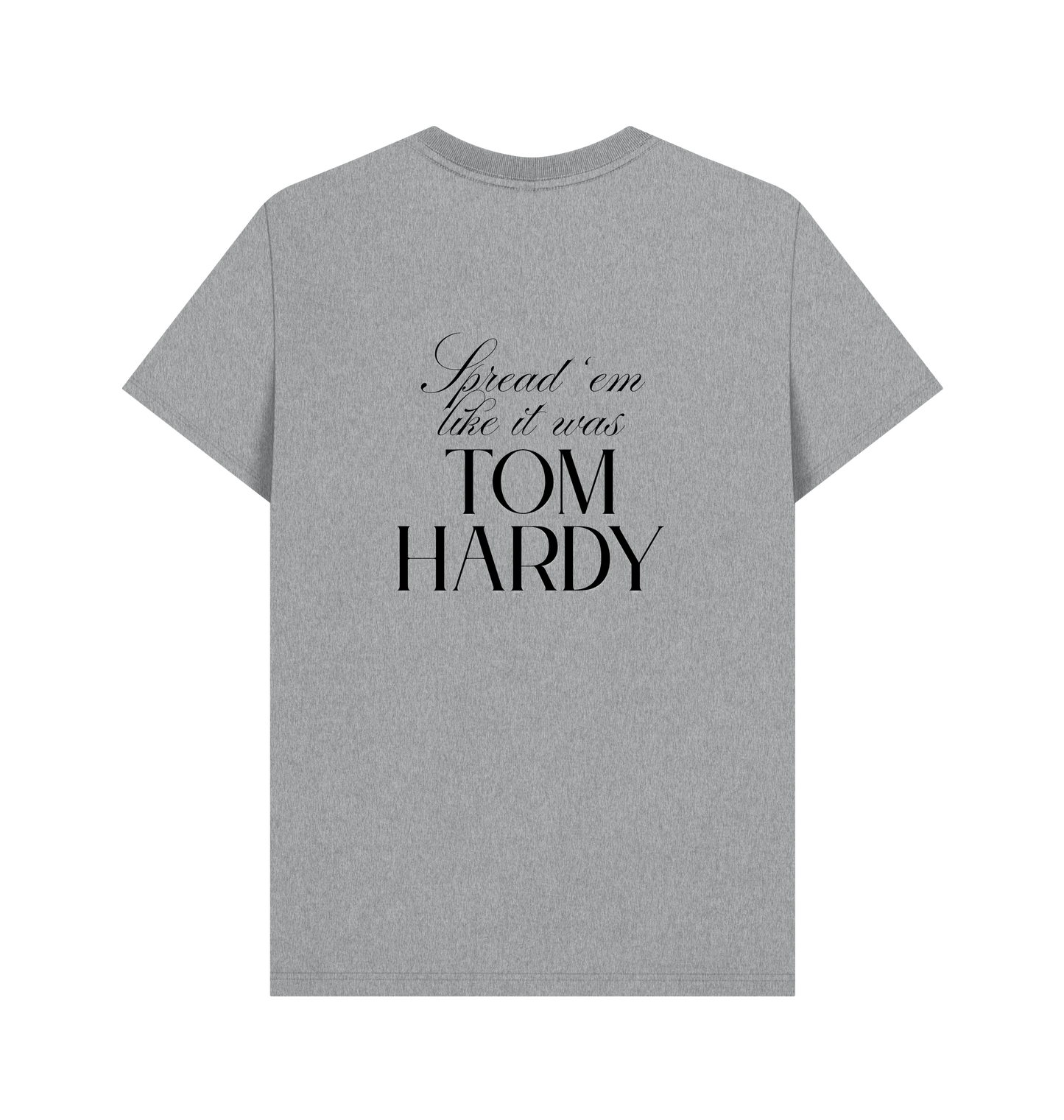Athletic Grey Printed T-shirt Back