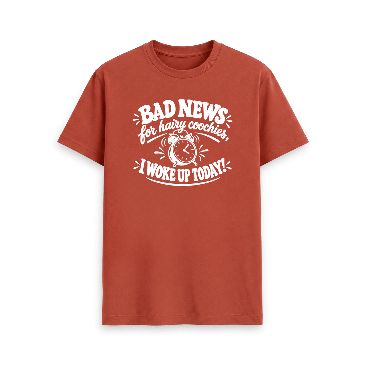Rust Printed T-shirt Front