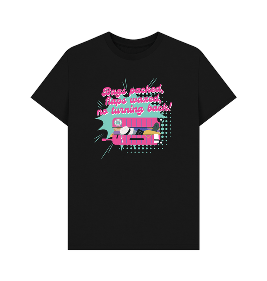 Black Printed T-shirt Front