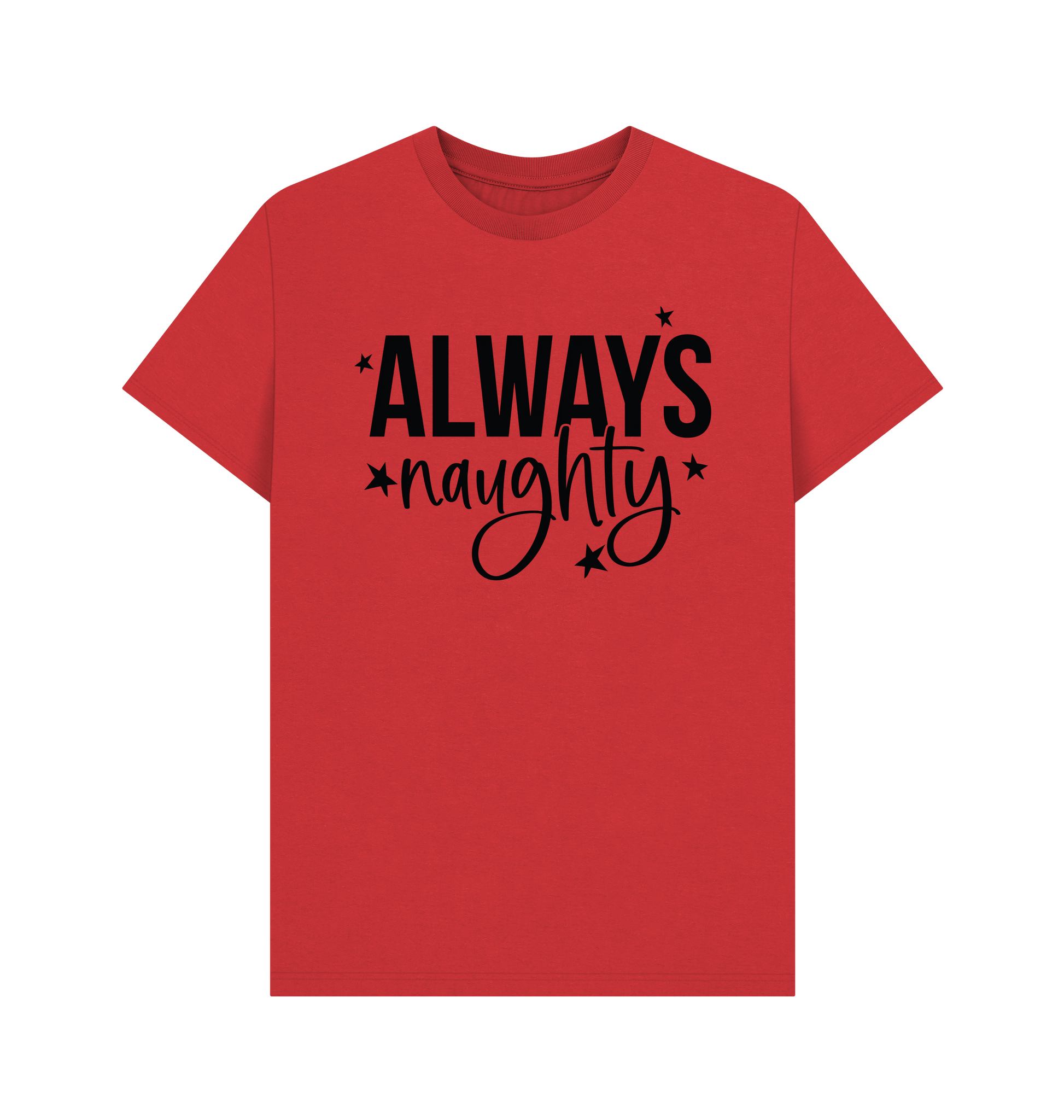 Red Printed T-shirt Front