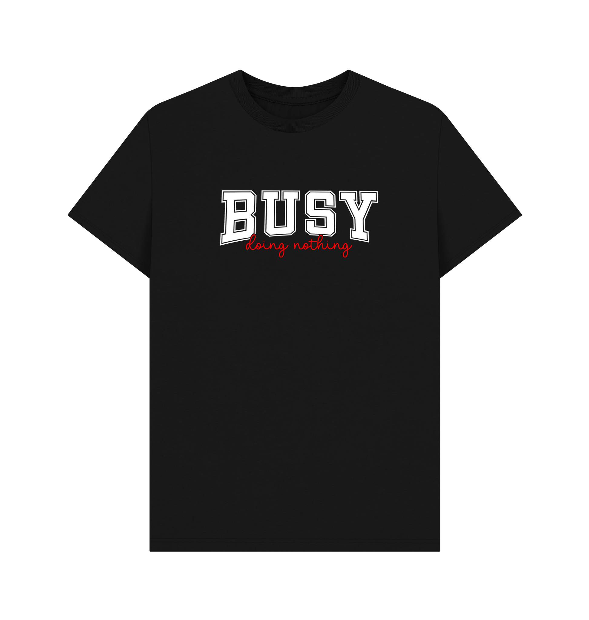 Black Printed T-shirt Front