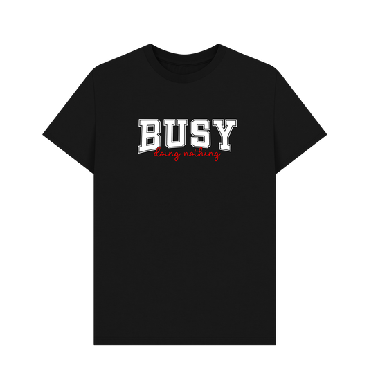 Black Printed T-shirt Front
