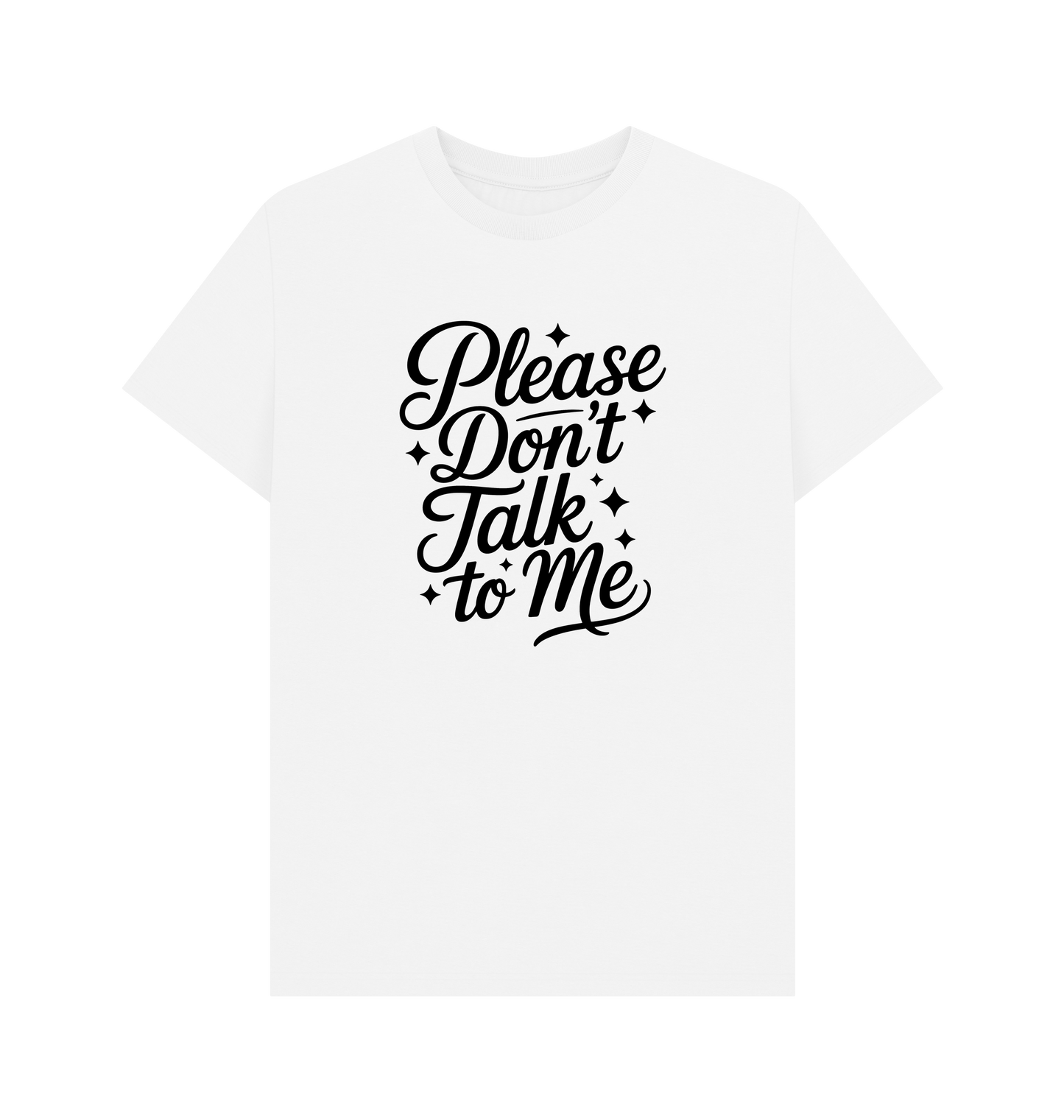 White Printed T-shirt Front
