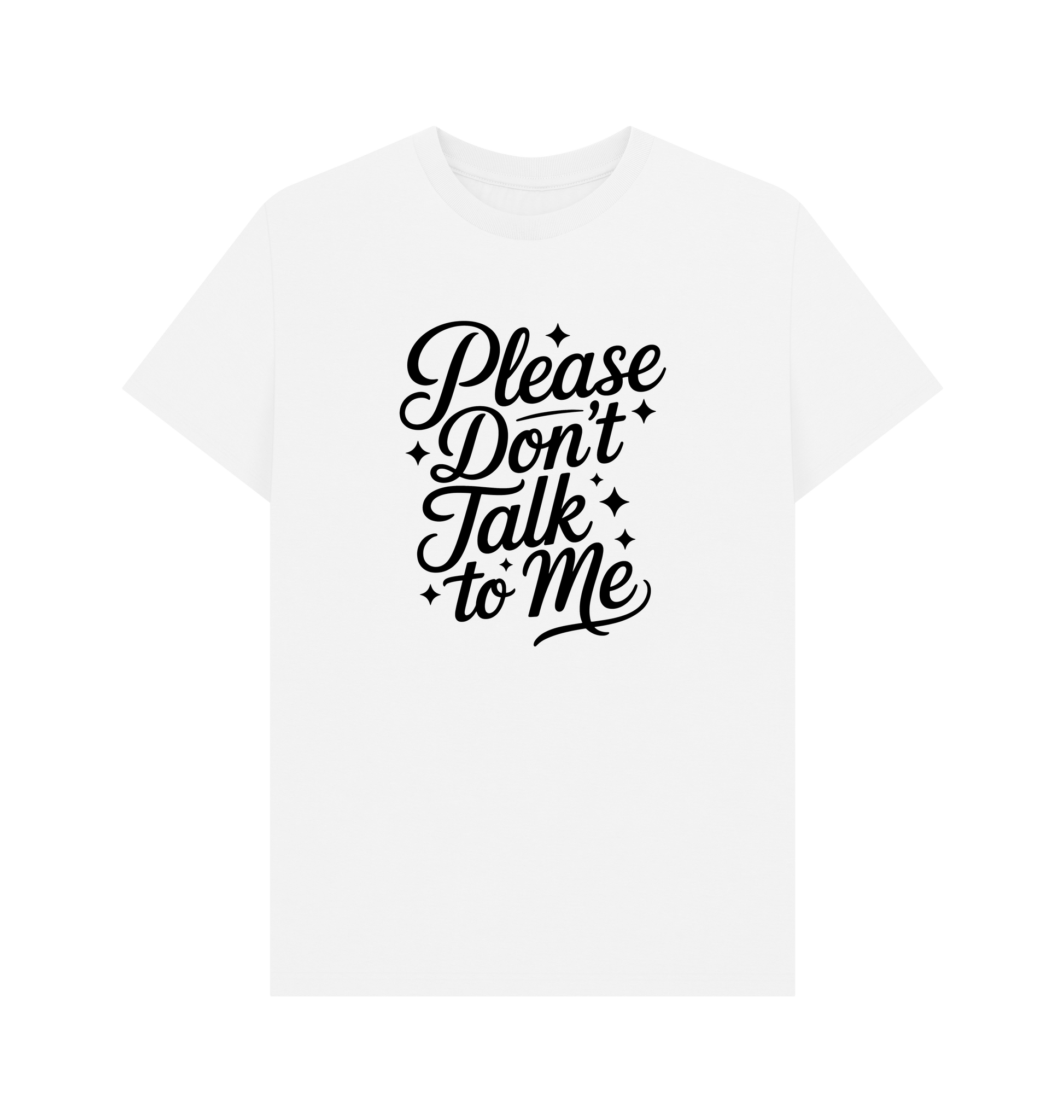 White Printed T-shirt Front
