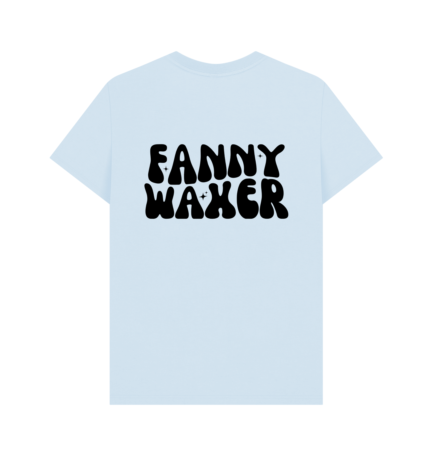 Sky Blue Printed T-shirt Back