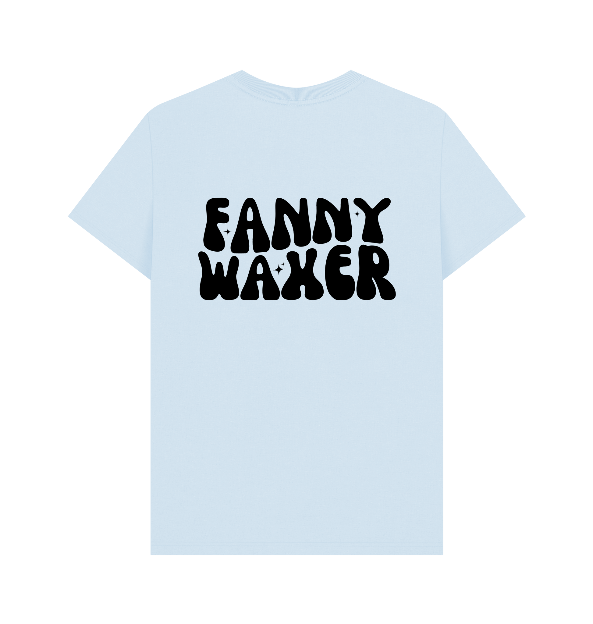 Sky Blue Printed T-shirt Back