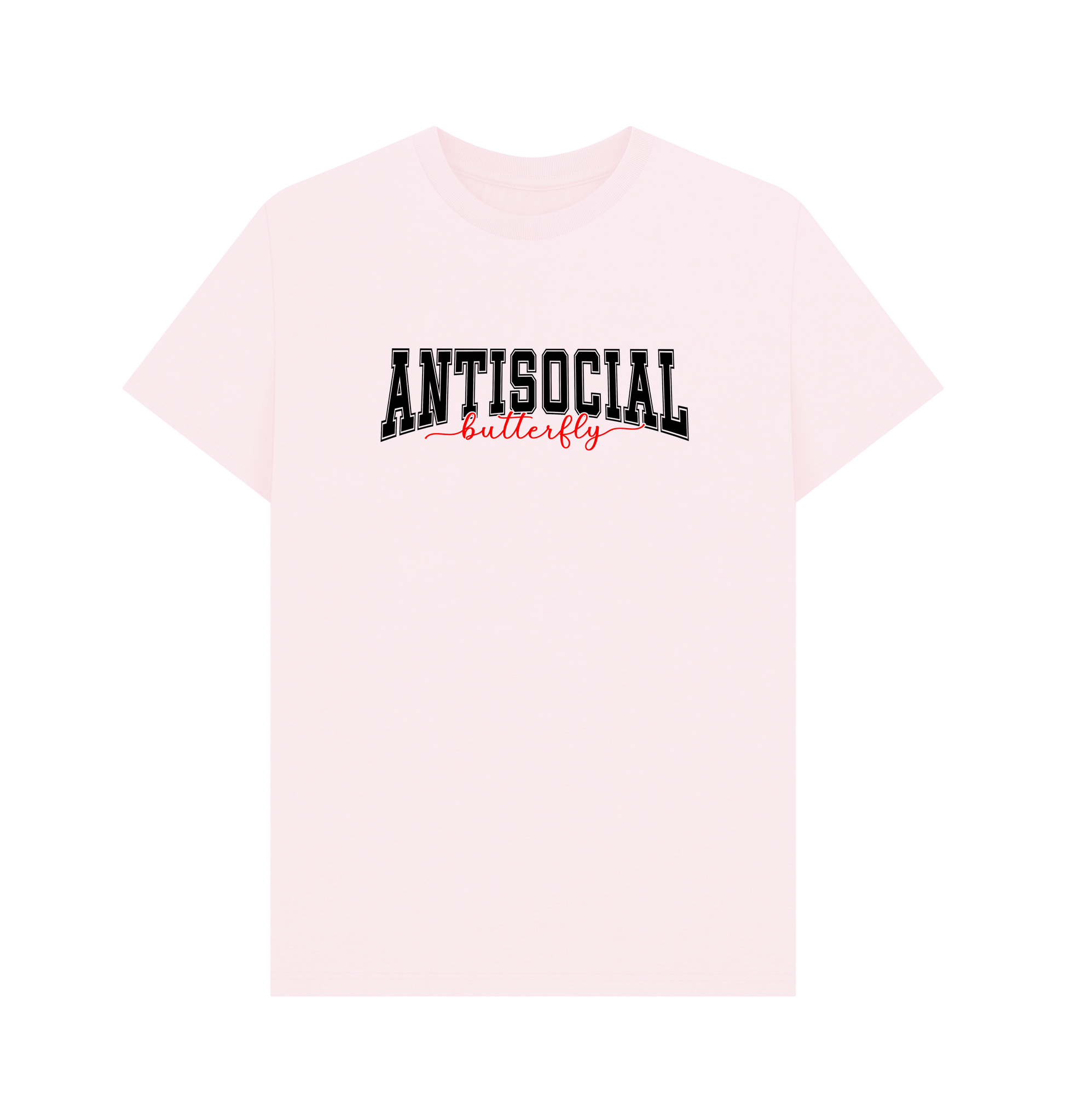 Pink Printed T-shirt Front
