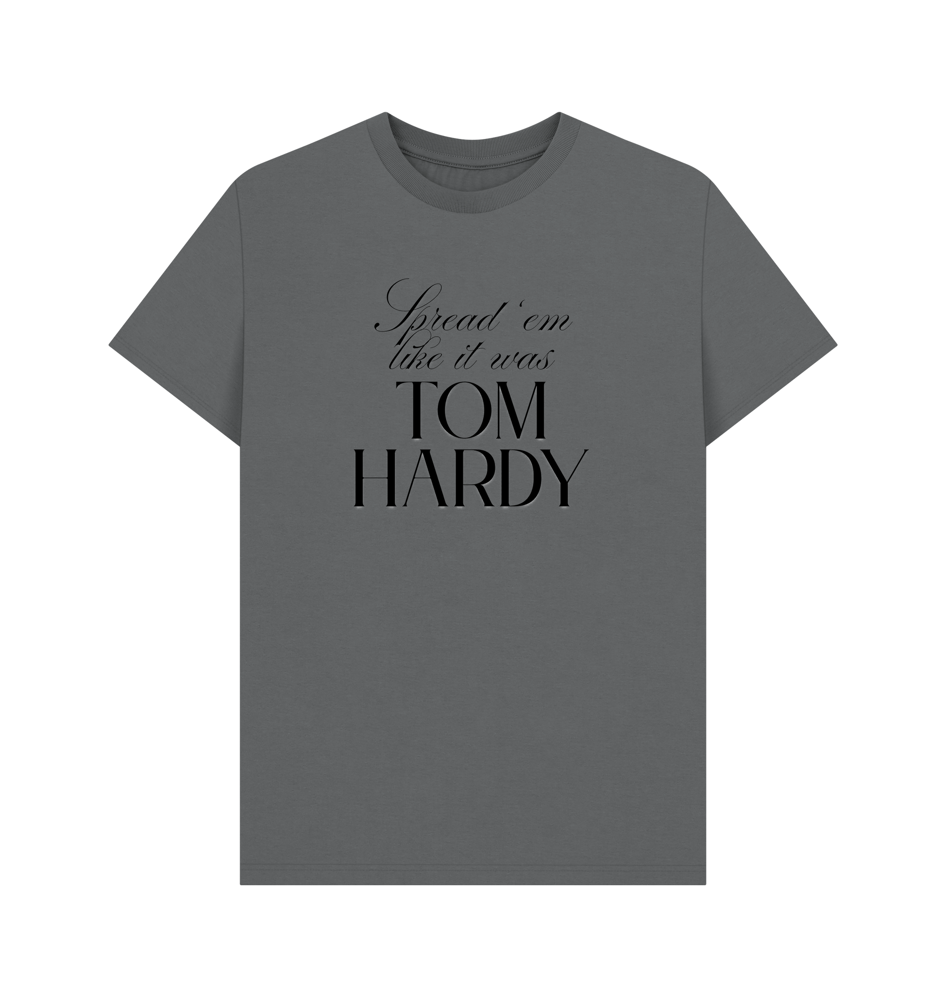 Slate Grey Printed T-shirt Front